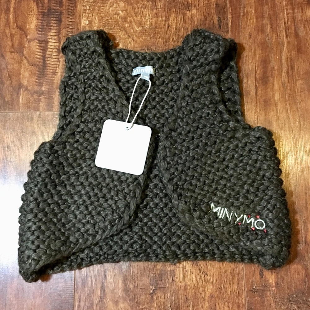 Minymo / BNWT Brown Vest
